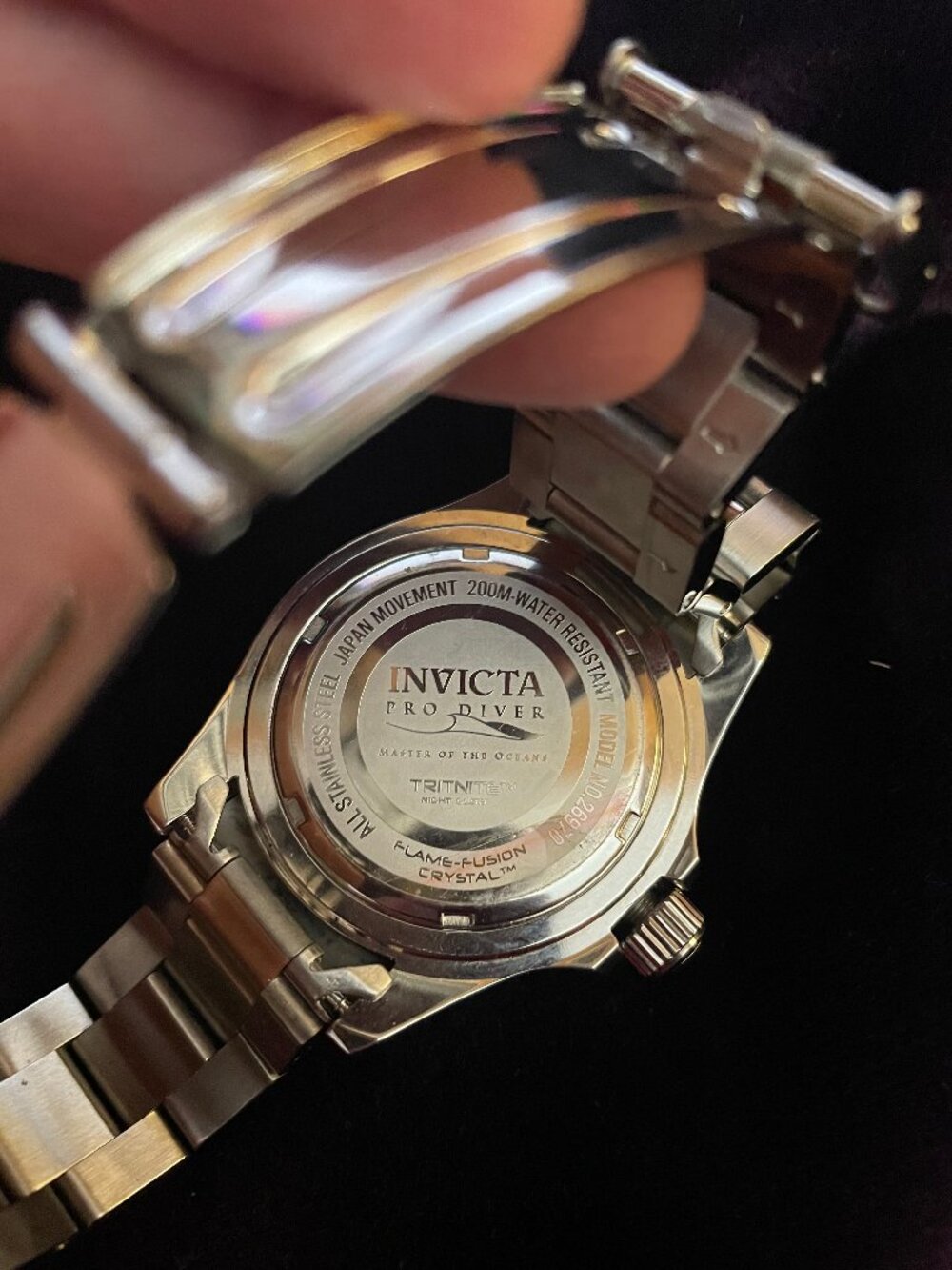 INVICTA 26970 Pro Diver WristWatch Silver Quartz Water Resistant 200m - Picture 5 of 6